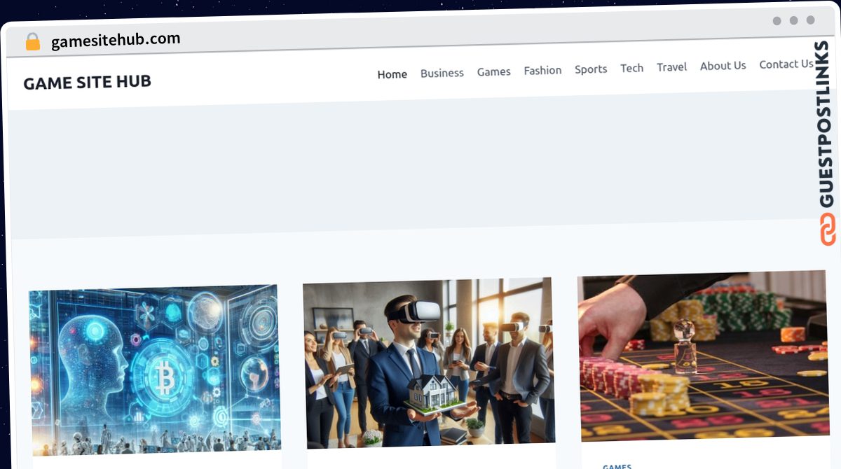 Publish Guest Post on gamesitehub.com