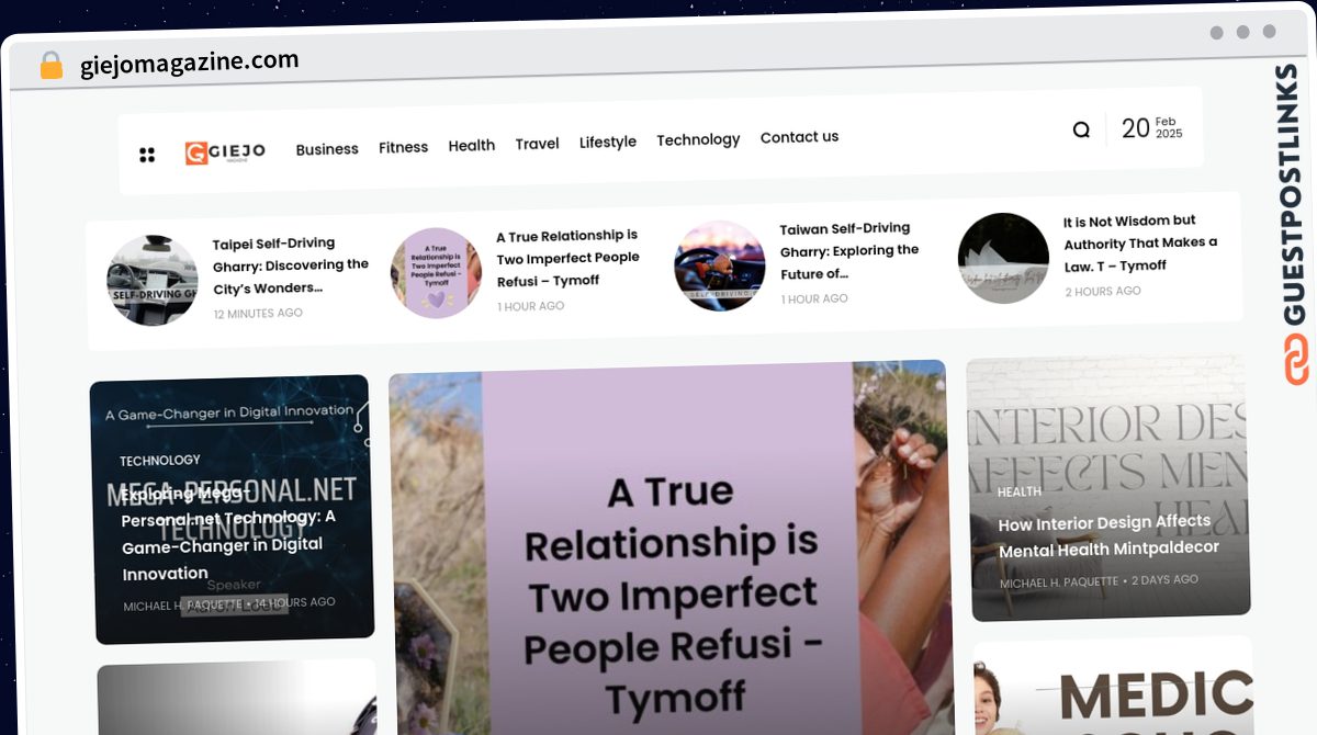 Publish Guest Post on giejomagazine.com