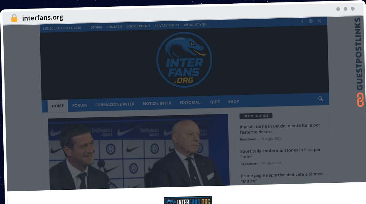 Publish Guest Post on interfans.org
