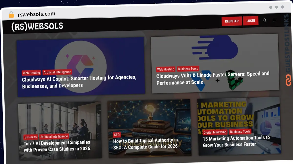 Publish Guest Post on rswebsols.com