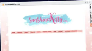 Publish Guest Post on sunshinekelly.com