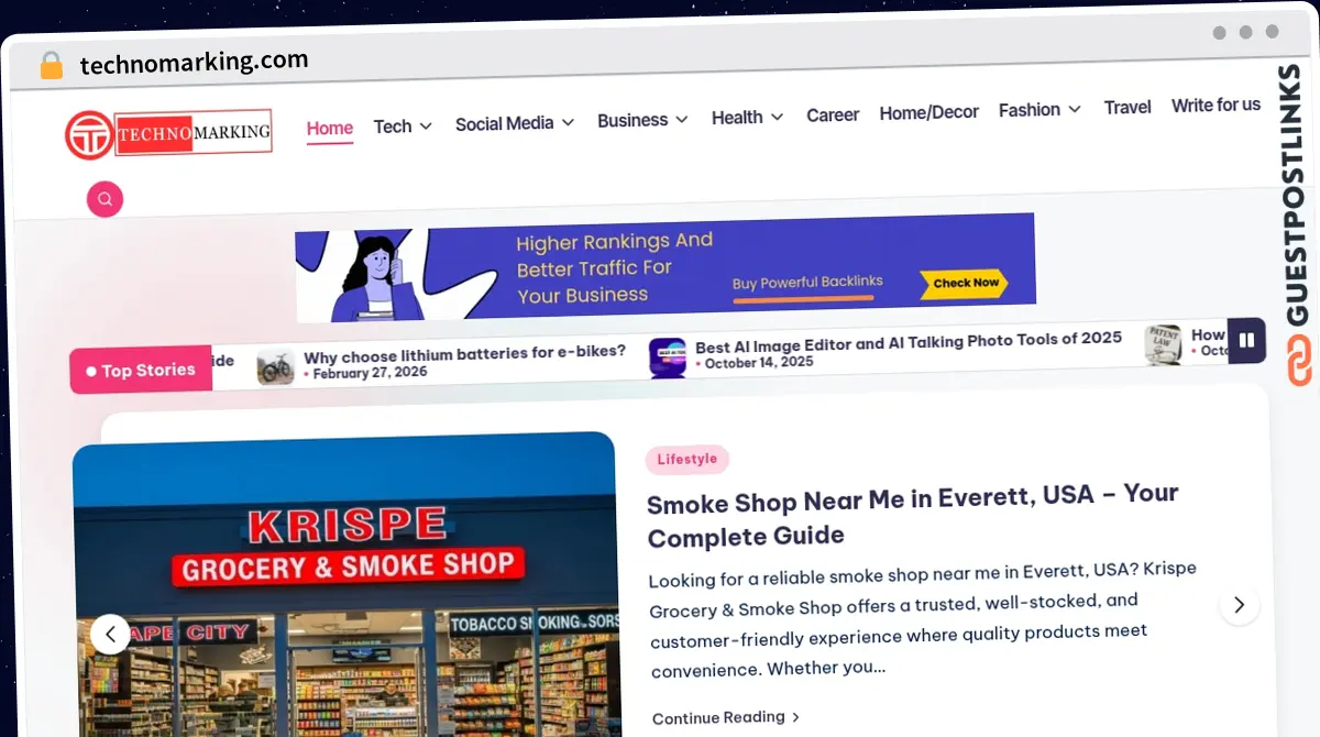 Publish Guest Post on technomarking.com