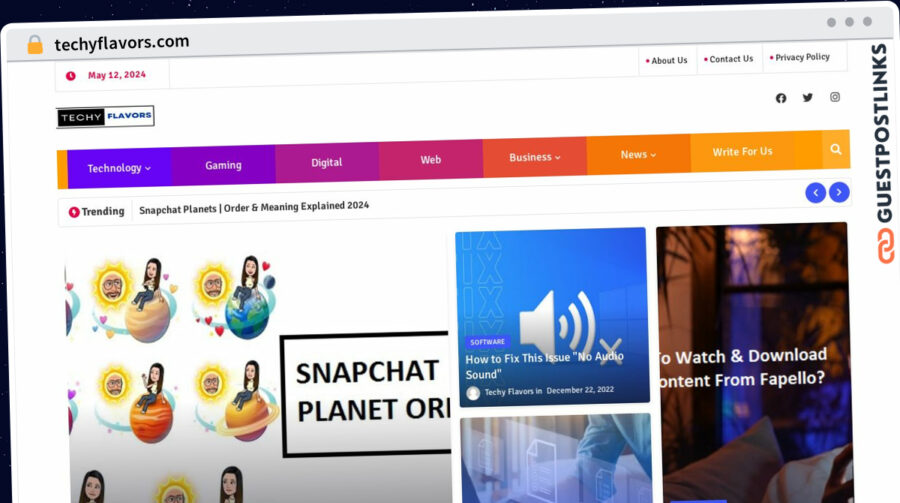 Publish Guest Post on techyflavors.com