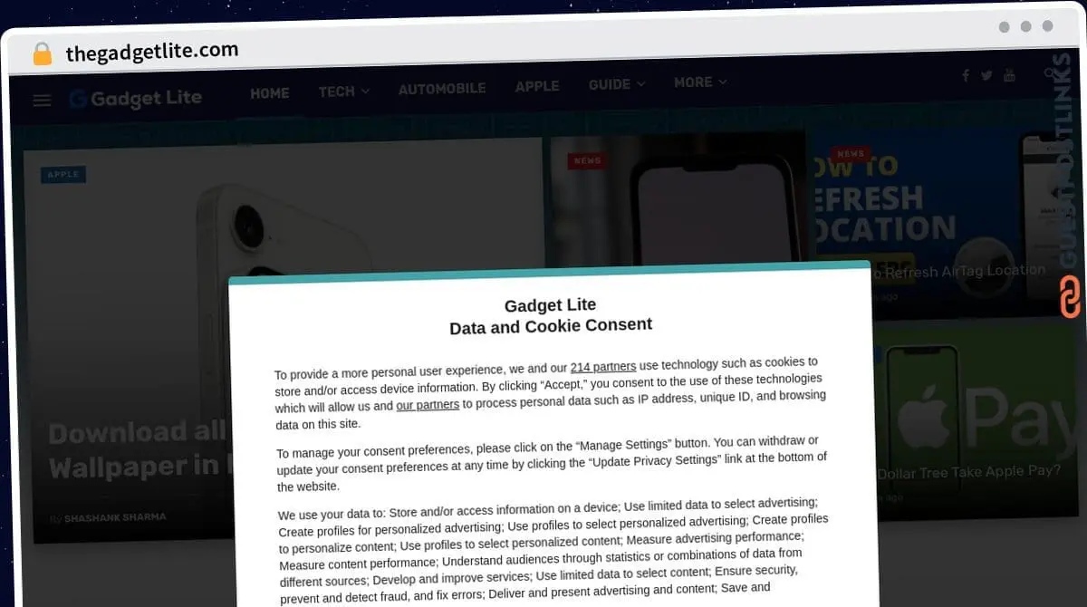 Publish Guest Post on thegadgetlite.com
