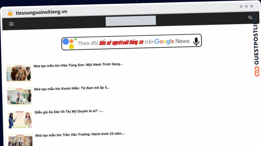Publish Guest Post on tieusunguoinoitieng.vn
