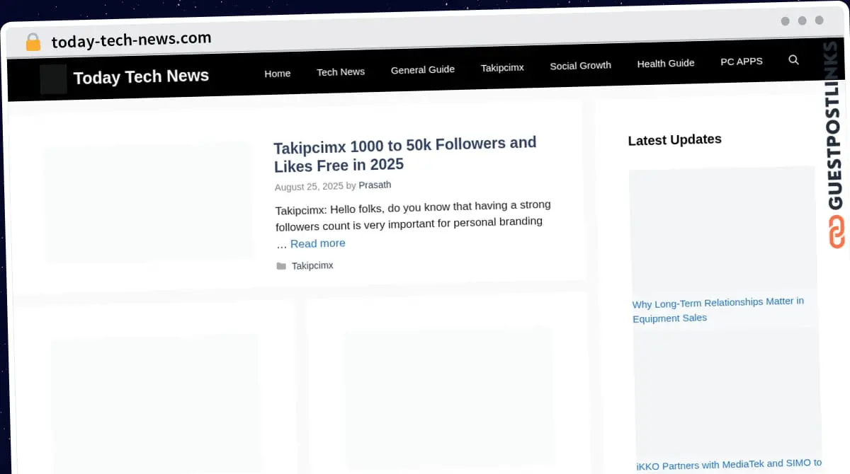 Publish Guest Post on today-tech-news.com