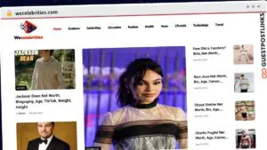 Publish Guest Post on wecelebrities.com