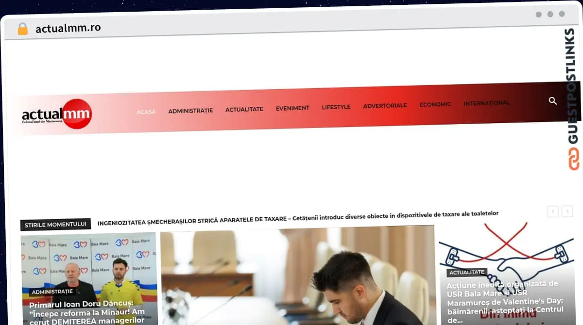 Publish Guest Post on actualmm.ro