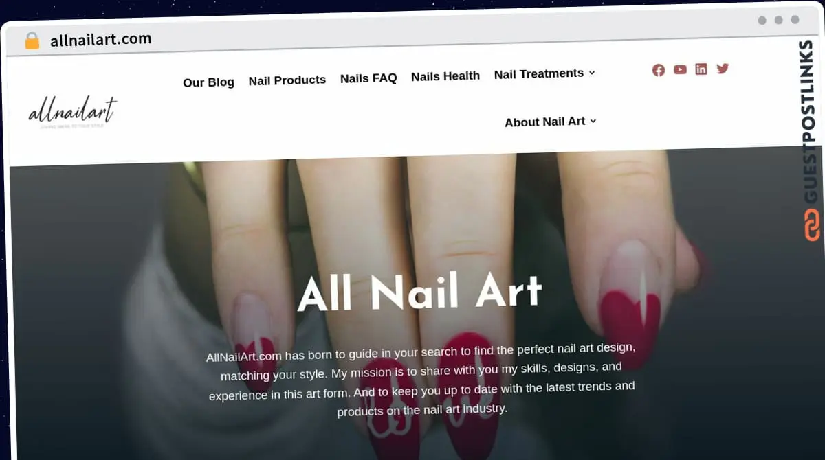 Publish Guest Post on allnailart.com