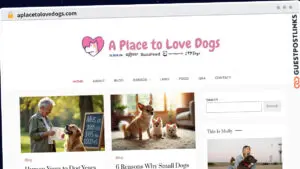 Publish Guest Post on aplacetolovedogs.com