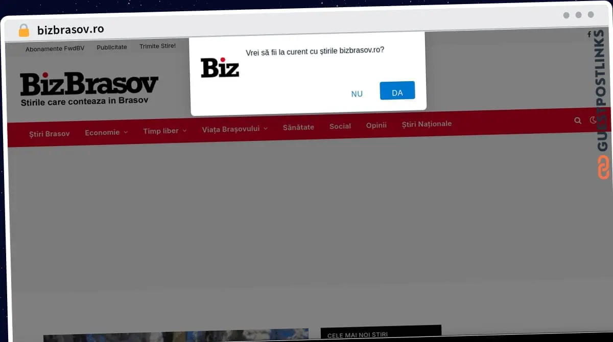 Publish Guest Post on bizbrasov.ro
