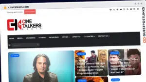 Publish Guest Post on cinetalkers.com