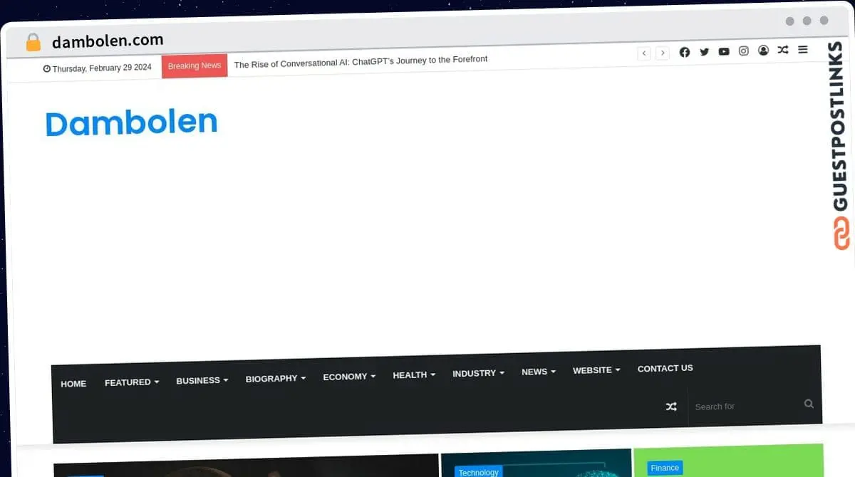 Publish Guest Post on dambolen.com