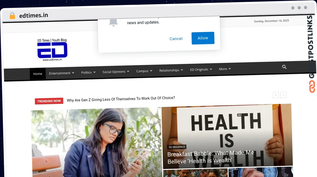 Publish Guest Post on edtimes.in