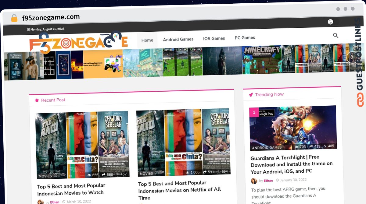 Publish Guest Post on f95zonegame.com