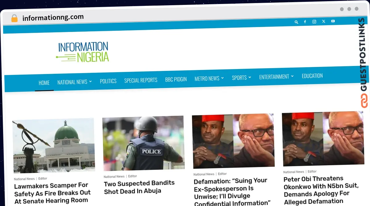 Publish Guest Post on informationng.com