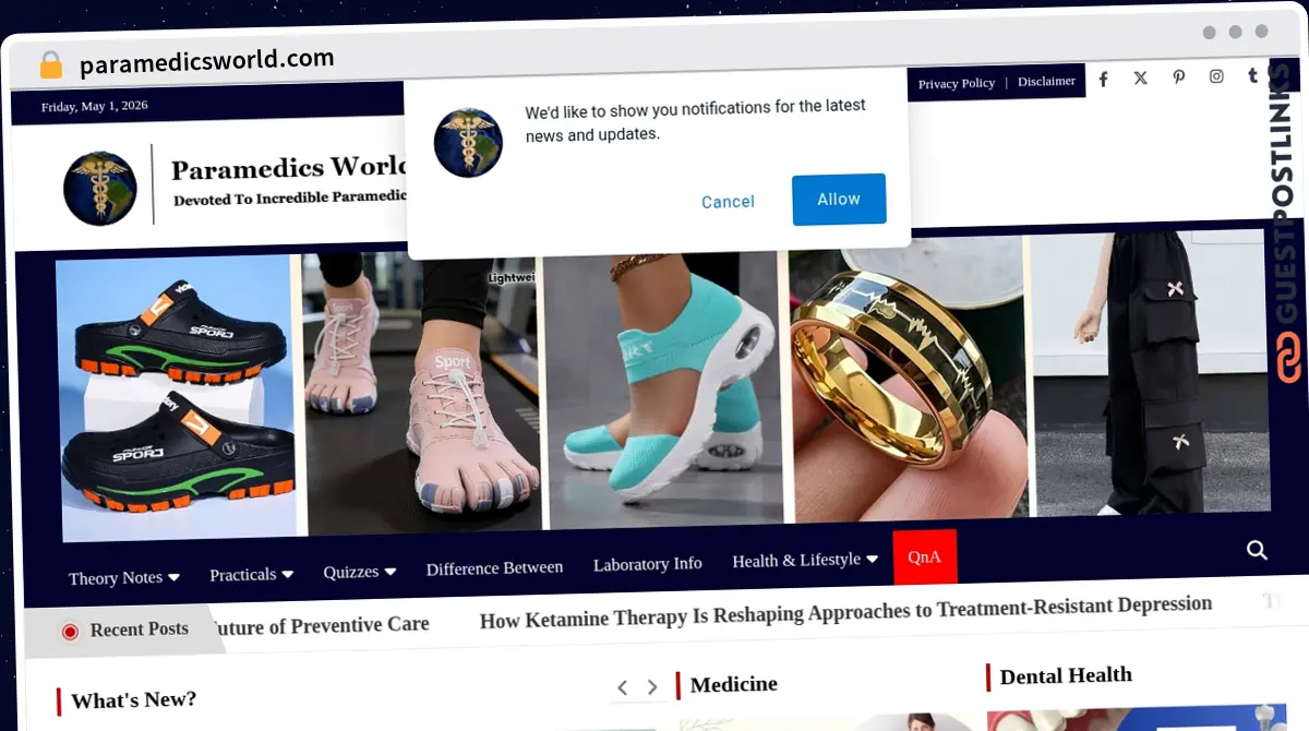 Publish Guest Post on paramedicsworld.com