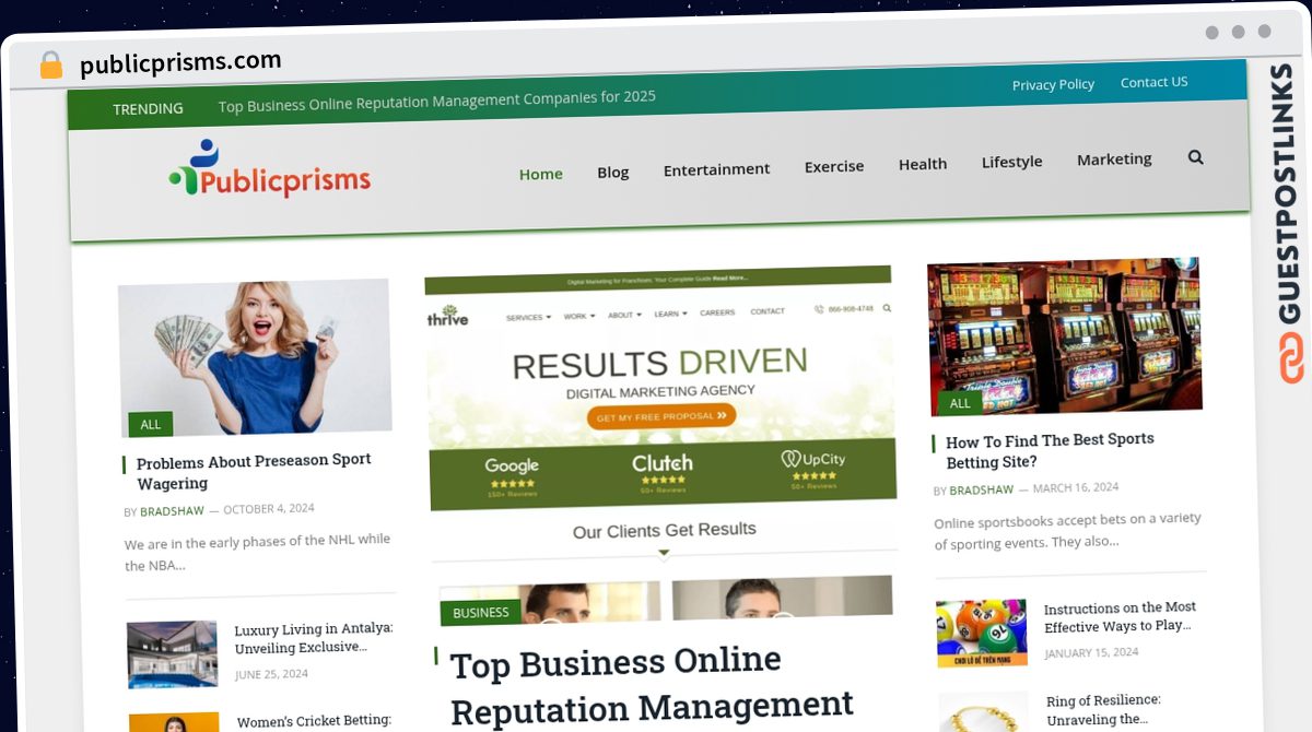 Publish Guest Post on publicprisms.com