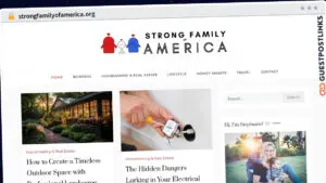Publish Guest Post on strongfamilyofamerica.org