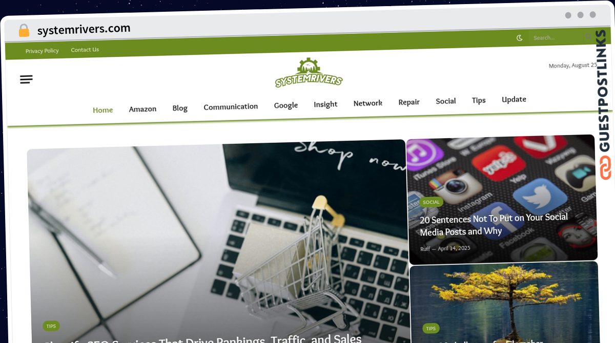 Publish Guest Post on systemrivers.com