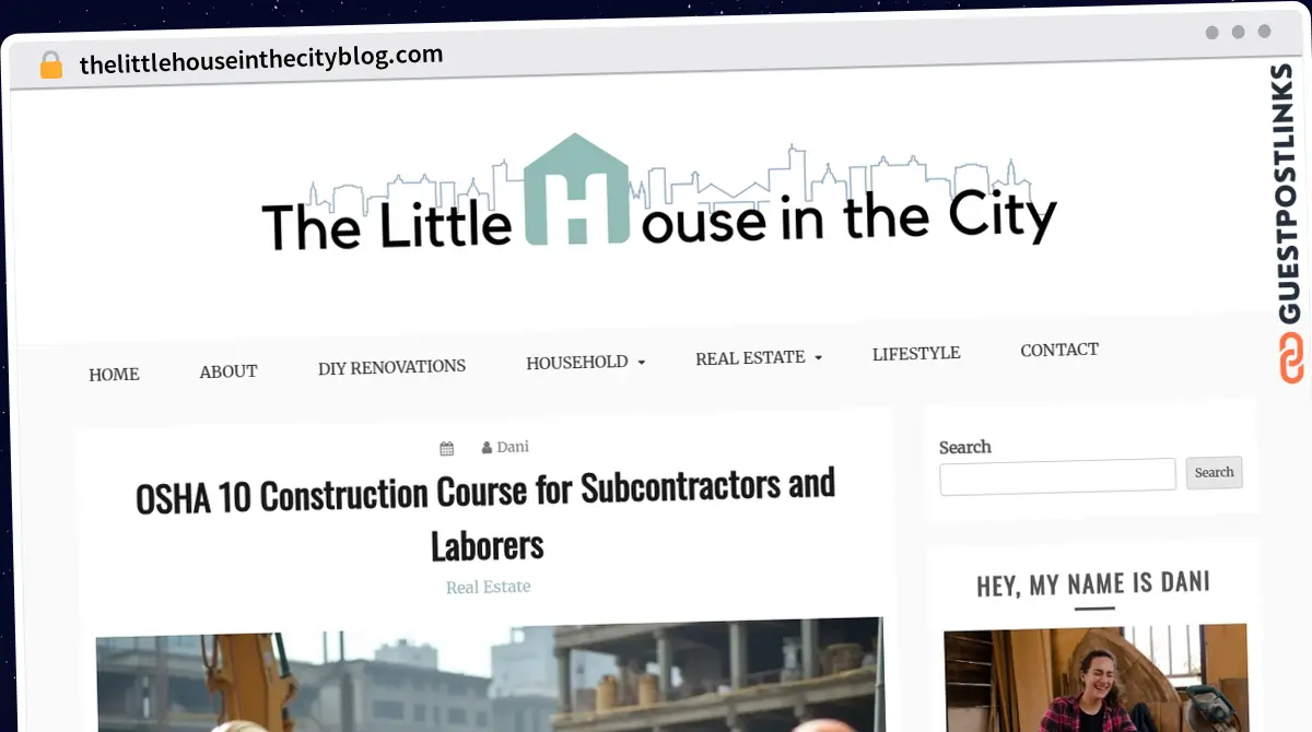 Publish Guest Post on thelittlehouseinthecityblog.com