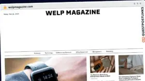 Publish Guest Post on welpmagazine.com
