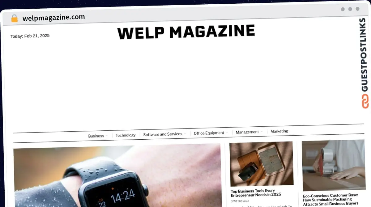 Publish Guest Post on welpmagazine.com