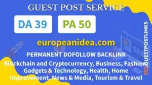 Buy Guest Post on europeanidea.com