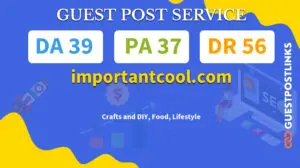 Buy Guest Post on importantcool.com