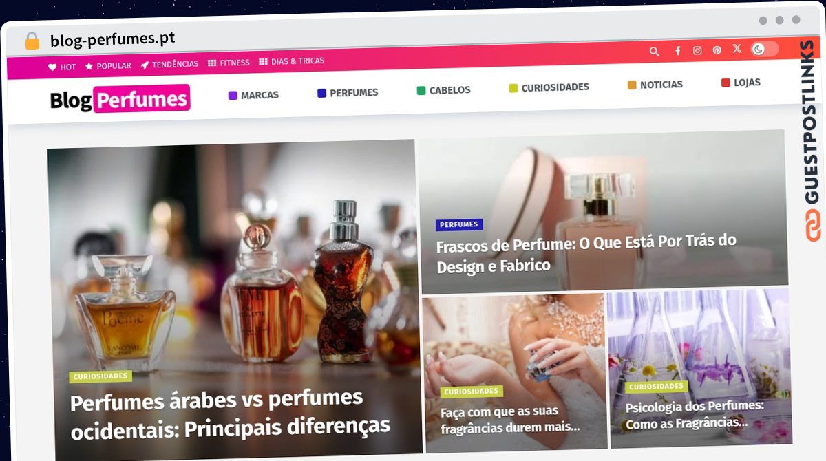 Publish Guest Post on blog-perfumes.pt