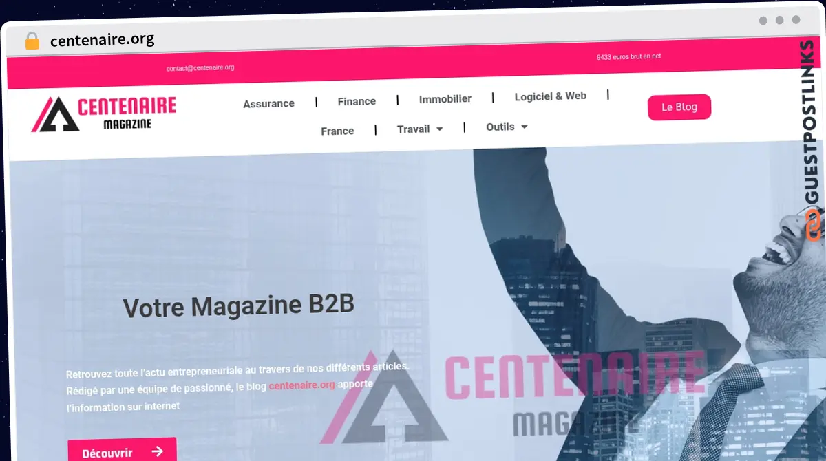 Publish Guest Post on centenaire.org