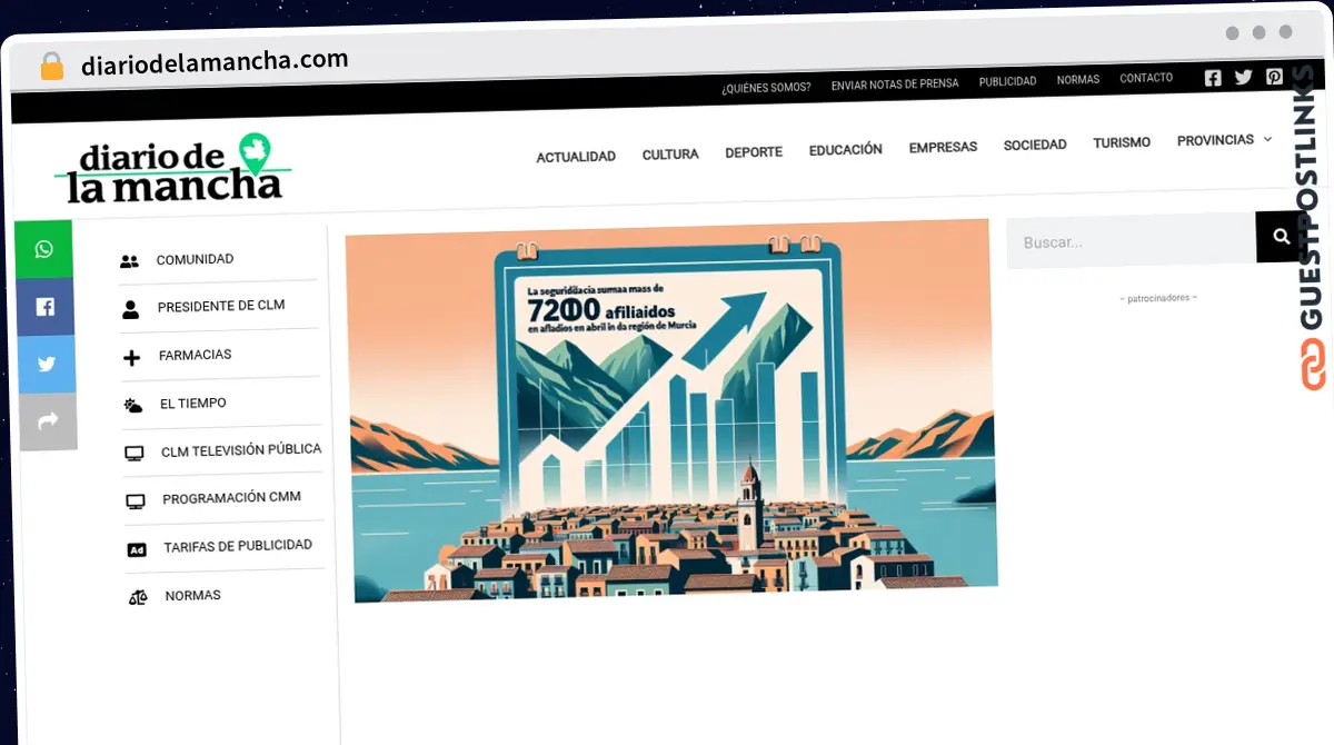 Publish Guest Post on diariodelamancha.com