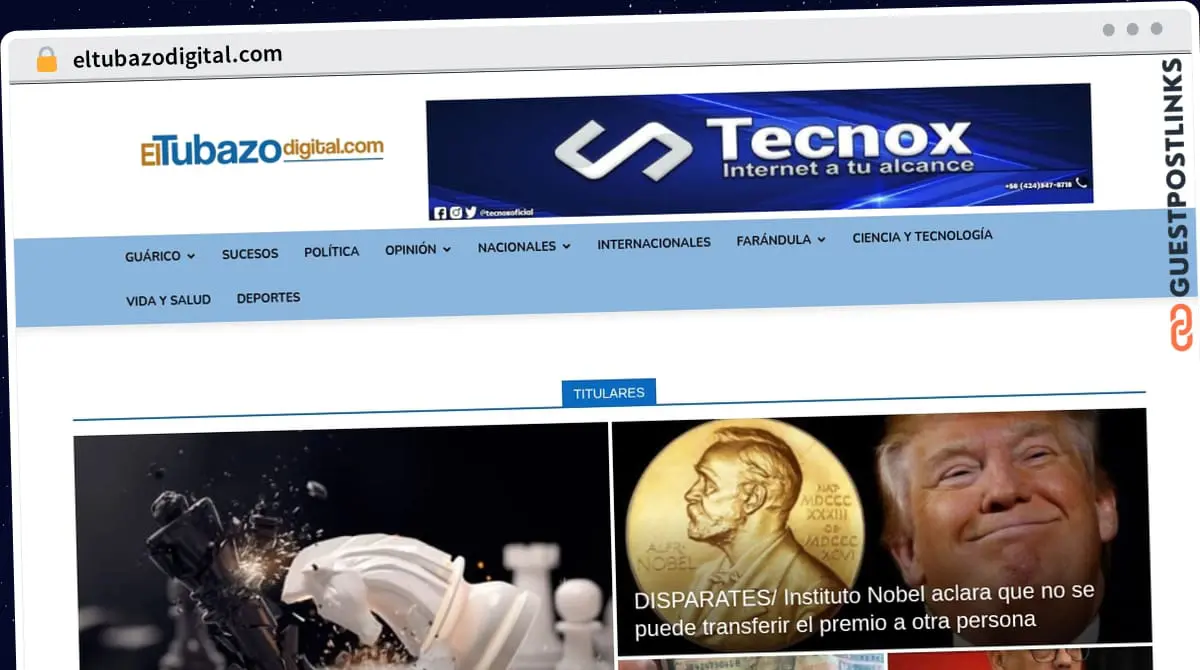 Publish Guest Post on eltubazodigital.com