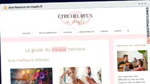 Publish Guest Post on etre-heureux-en-couple.fr