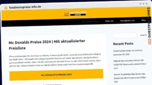 Publish Guest Post on foodmenupreise-info.de