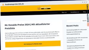 Publish Guest Post on foodmenupreise-info.de
