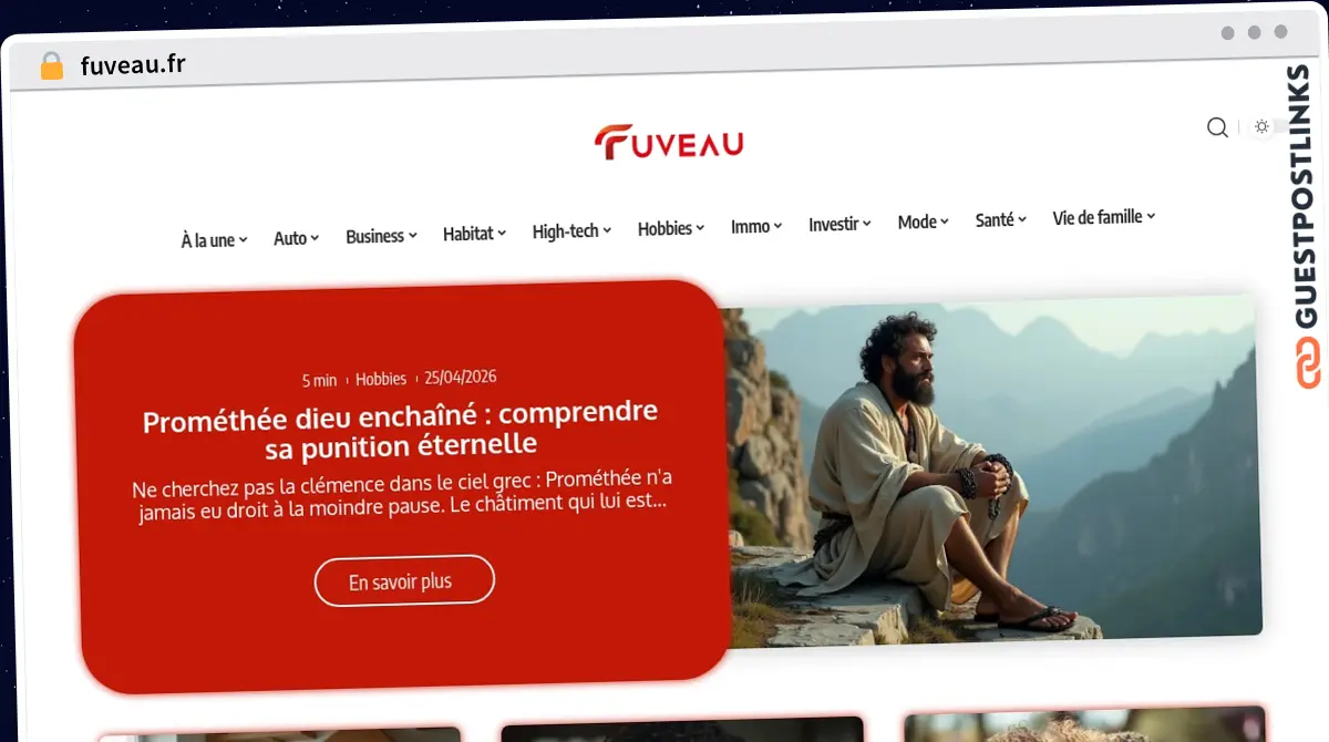 Publish Guest Post on fuveau.fr