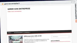 Publish Guest Post on gerer-son-entreprise.fr