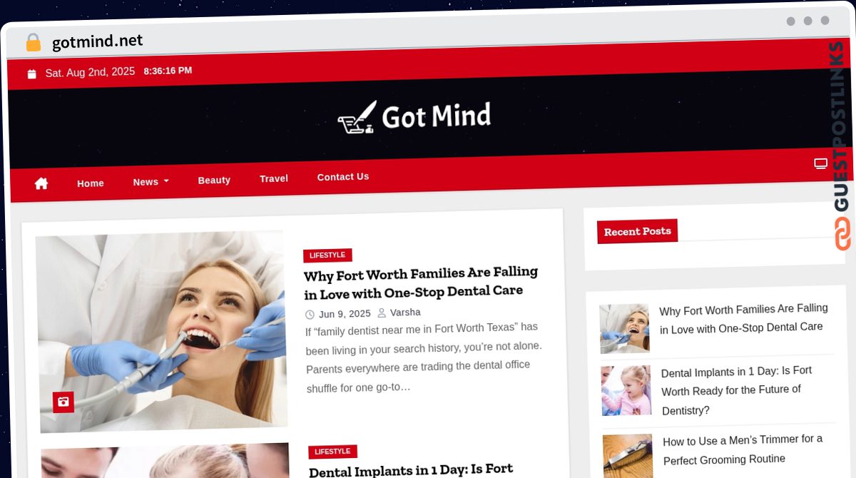 Publish Guest Post on gotmind.net