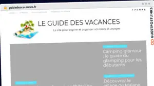 Publish Guest Post on guidedesvacances.fr