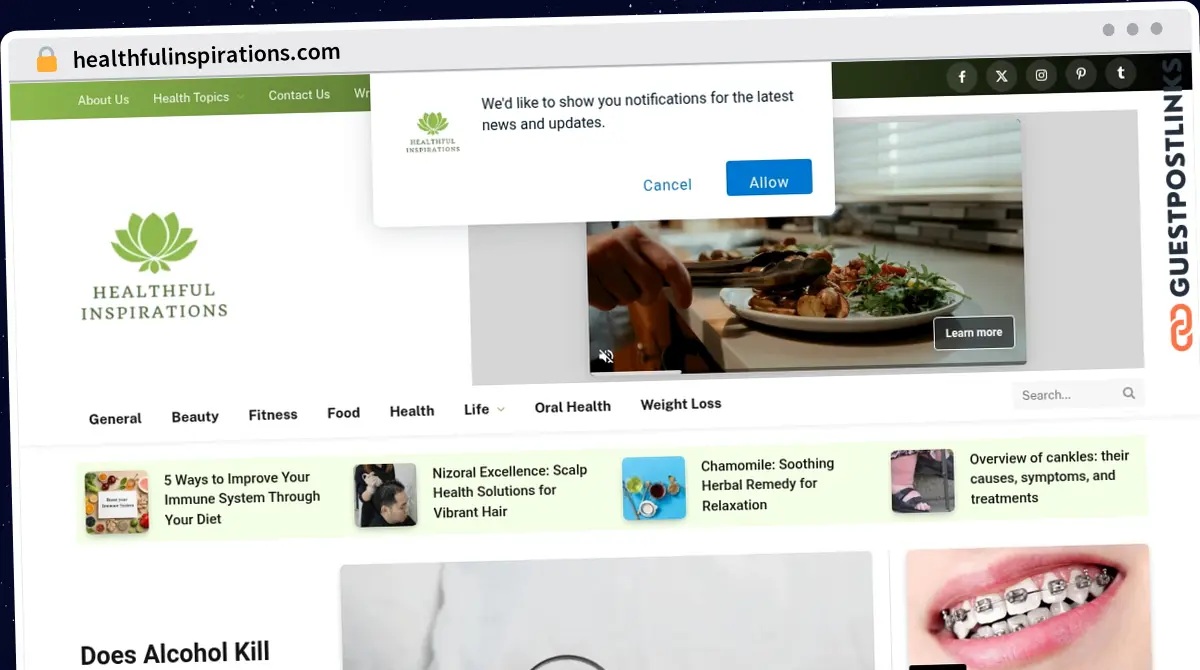 Publish Guest Post on healthfulinspirations.com