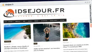 Publish Guest Post on idsejour.fr