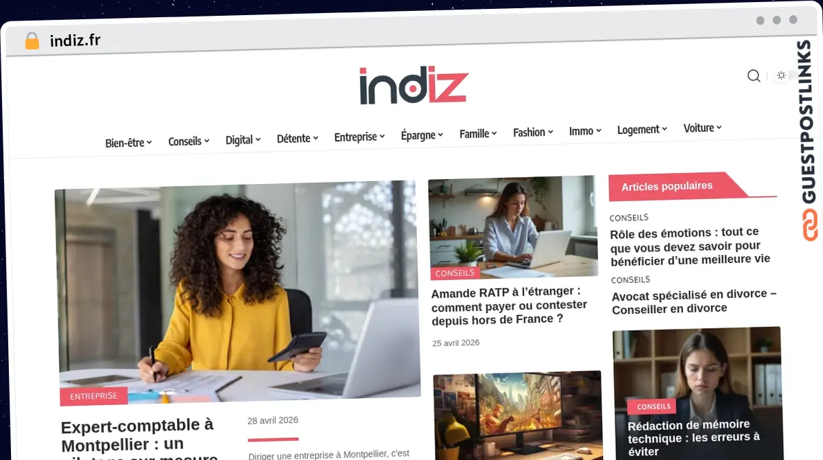 Publish Guest Post on indiz.fr