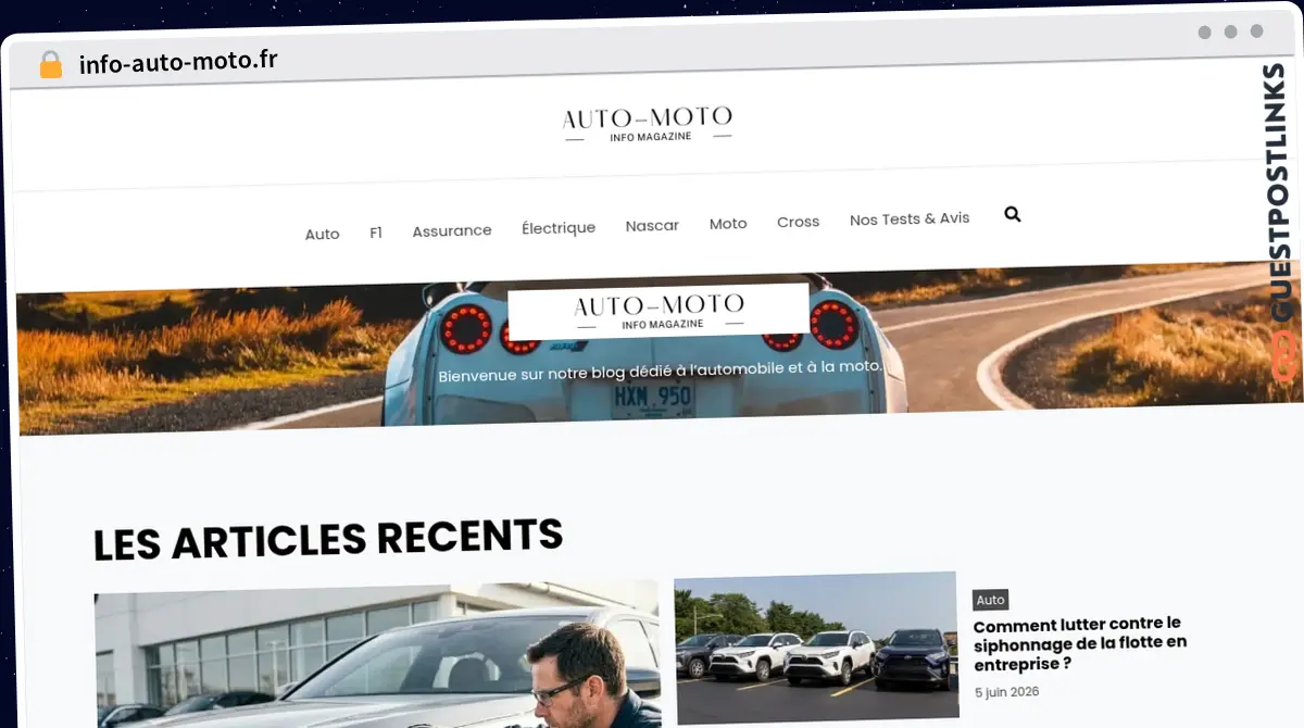 Publish Guest Post on info-auto-moto.fr