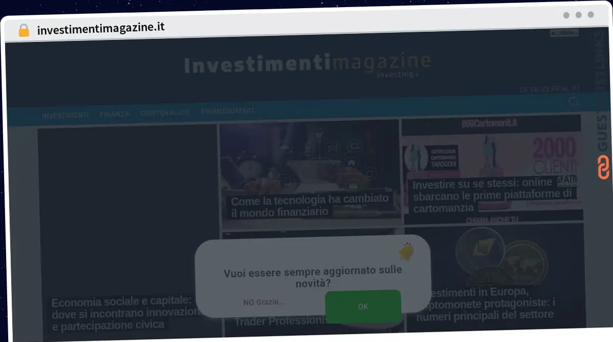 Publish Guest Post on investimentimagazine.it