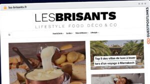 Publish Guest Post on les-brisants.fr