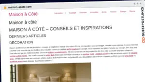 Publish Guest Post on maison-acote.com