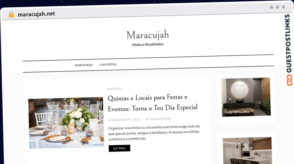 Publish Guest Post on maracujah.net
