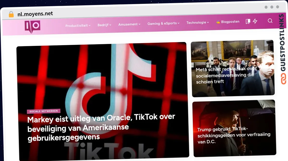 Publish Guest Post on nl.moyens.net