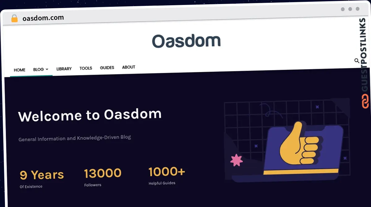 Publish Guest Post on oasdom.com